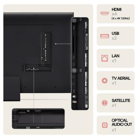 LG 65QNED87T6A.AEK 65" 4K Smart TV - Graphite