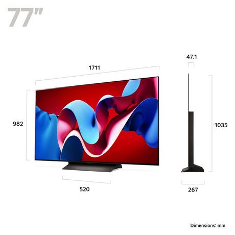LG OLED77C46LA.AEK 77" 4K OLED EVO Smart TV
