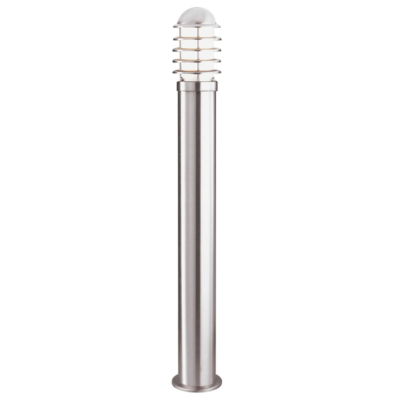 Searchlight  052-900 Louvre Outdoor Post - Stainless Steel Metal & Polycarbonate