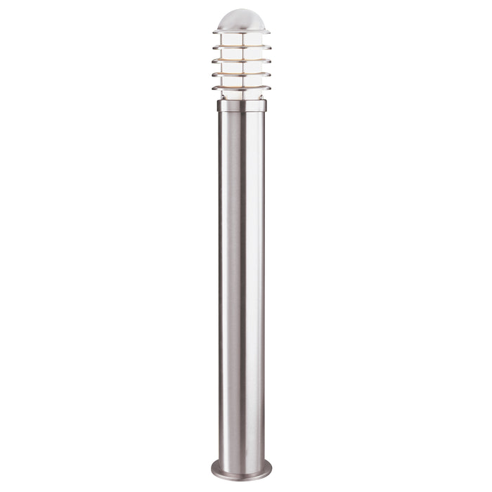 Searchlight  052-900 Louvre Outdoor Post - Stainless Steel Metal & Polycarbonate