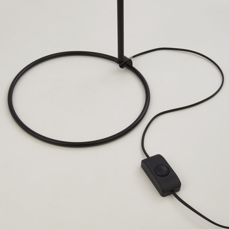 Searchlight  35722-1BK Dulwich Floor Lamp - Black Metal