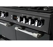 Leisure Cookmaster CK90G232K 90cm Gas Range Cooker with Electric Fan Oven - Black - A+/A Rated - Bonus Superstore