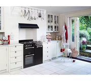 Leisure Cookmaster CK90G232K 90cm Gas Range Cooker with Electric Fan Oven - Black - A+/A Rated - Bonus Superstore