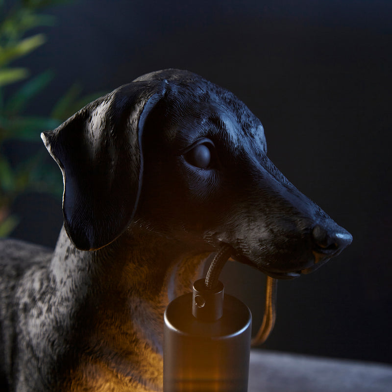 Endon Dachshund Table - Matt Black - 101188