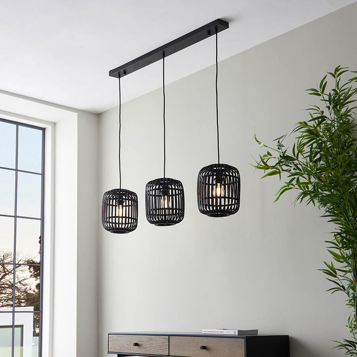 Endon Mathias 3lt Linear Pendant - Bonus Superstore