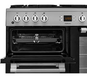 LEISURE CK90F530X 90 cm Dual Fuel Range Cooker - Stainless Steel & Chrome - Bonus Superstore