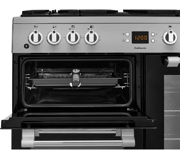 LEISURE CK90F530X 90 cm Dual Fuel Range Cooker - Stainless Steel & Chrome - Bonus Superstore
