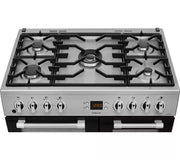 LEISURE CK90F530X 90 cm Dual Fuel Range Cooker - Stainless Steel & Chrome - Bonus Superstore
