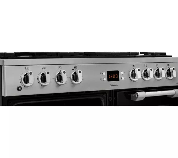 LEISURE CK90F530X 90 cm Dual Fuel Range Cooker - Stainless Steel & Chrome - Bonus Superstore