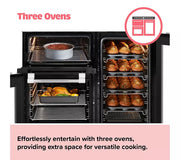 LEISURE CK90F530X 90 cm Dual Fuel Range Cooker - Stainless Steel & Chrome - Bonus Superstore