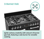 LEISURE CK90F530X 90 cm Dual Fuel Range Cooker - Stainless Steel & Chrome - Bonus Superstore