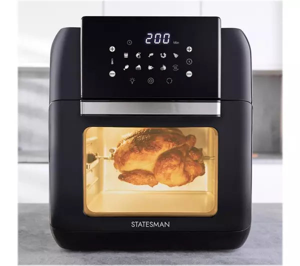 Statesman SKAO11015BK 11L 10-in-1 Digital Air Fryer - Bonus Superstore