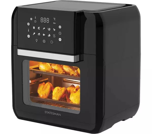 Statesman SKAO11015BK 11L 10-in-1 Digital Air Fryer - Bonus Superstore