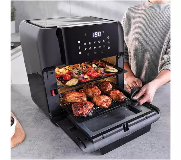 Statesman SKAO11015BK 11L 10-in-1 Digital Air Fryer - Bonus Superstore