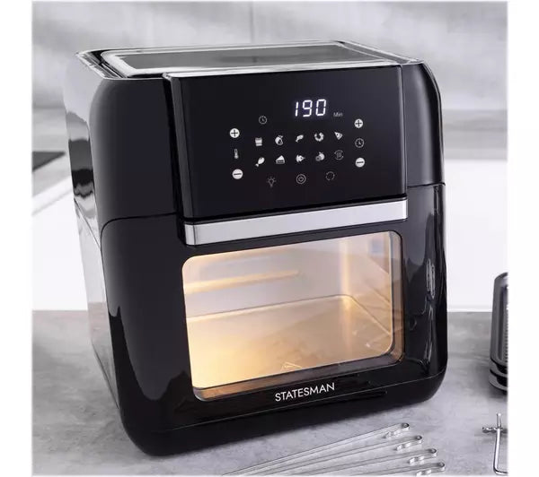 Statesman SKAO11015BK 11L 10-in-1 Digital Air Fryer - Bonus Superstore