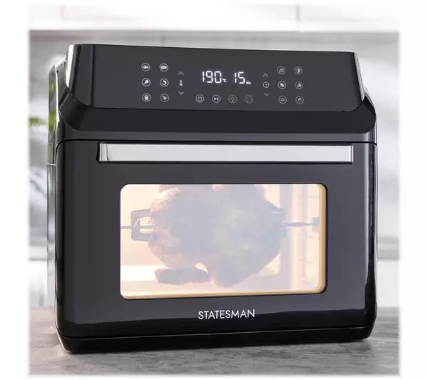 Statesman SKAO15017BK 15L 13-in-1 Digital Air Fryer - Bonus Superstore