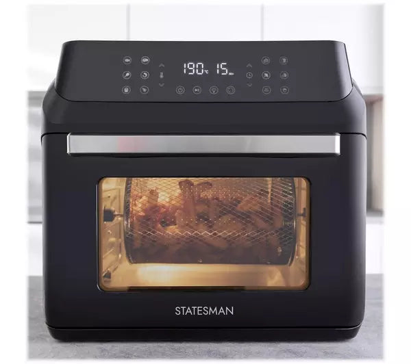 Statesman SKAO15017BK 15L 13-in-1 Digital Air Fryer - Bonus Superstore