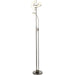 Searchlight 1024SNCC Gio Floor Lamp - Satin Nickel & Chrome Metal - Bonus Superstore