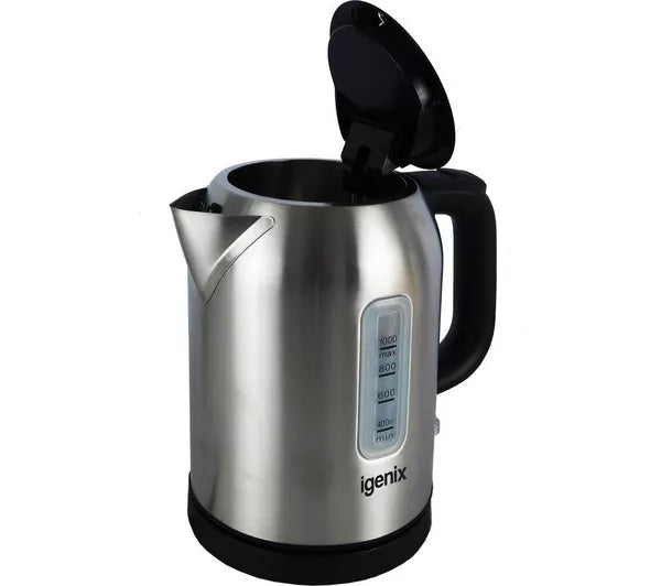 Igenix IGK01022SS 1 Litre 2.2kW Jug Kettle Stainless Steel