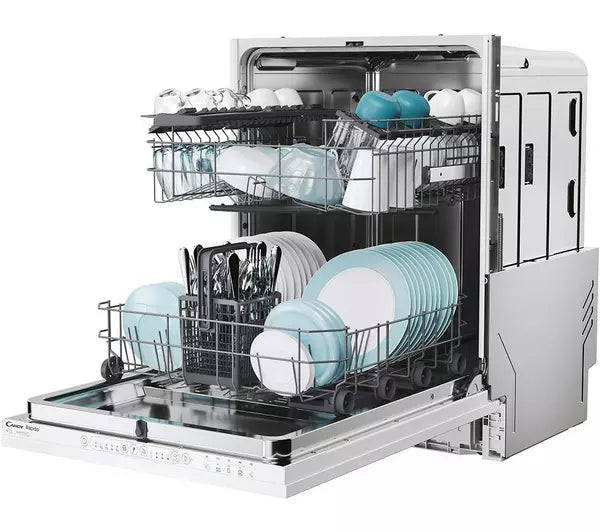 CANDY CI 3E53E0W-80 Full-size Fully Integrated Dishwasher - Bonus Superstore