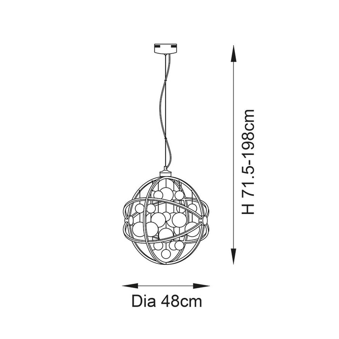 Endon Muni 480mm pendant