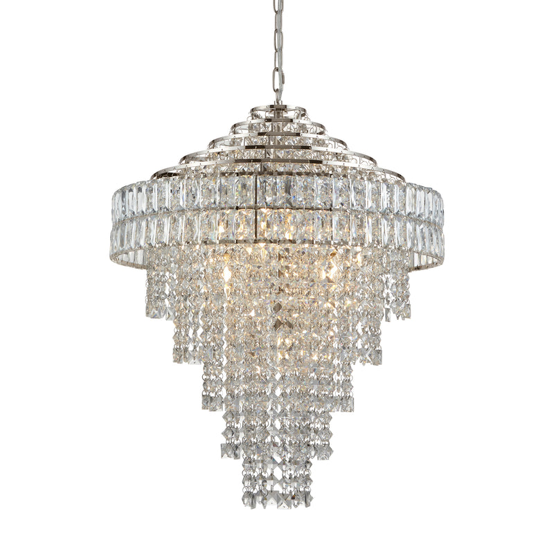 Endon 104295 Beatrice 7lt Tiered Pendant - Chrome