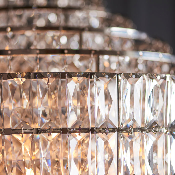 Endon 104295 Beatrice 7lt Tiered Pendant - Chrome