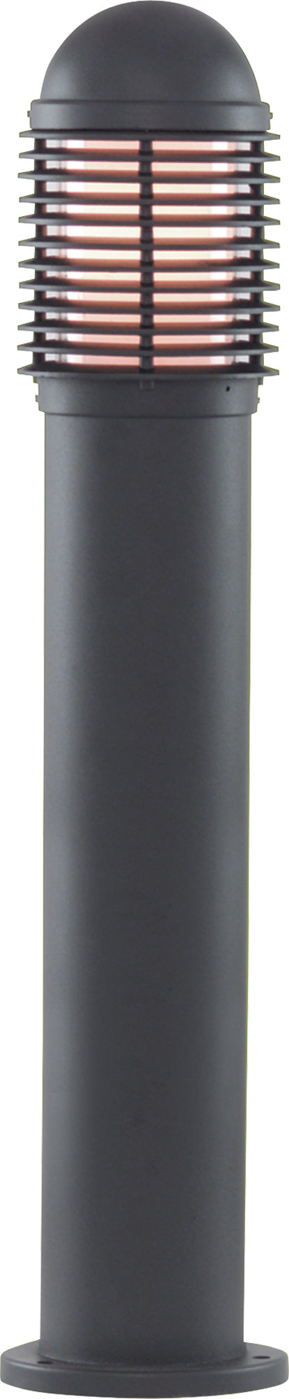 Searchlight  1082-730 Bollards 730mm Outdoor Post - Black Aluminium & Glass, IP44