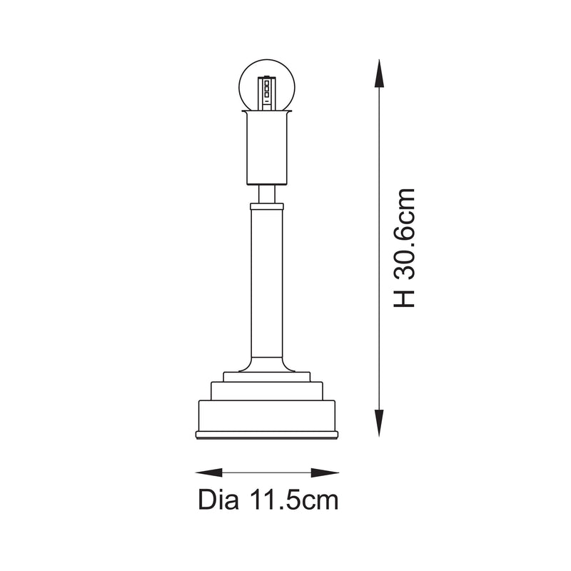 Upton Rechargeable 1lt Table - 110461