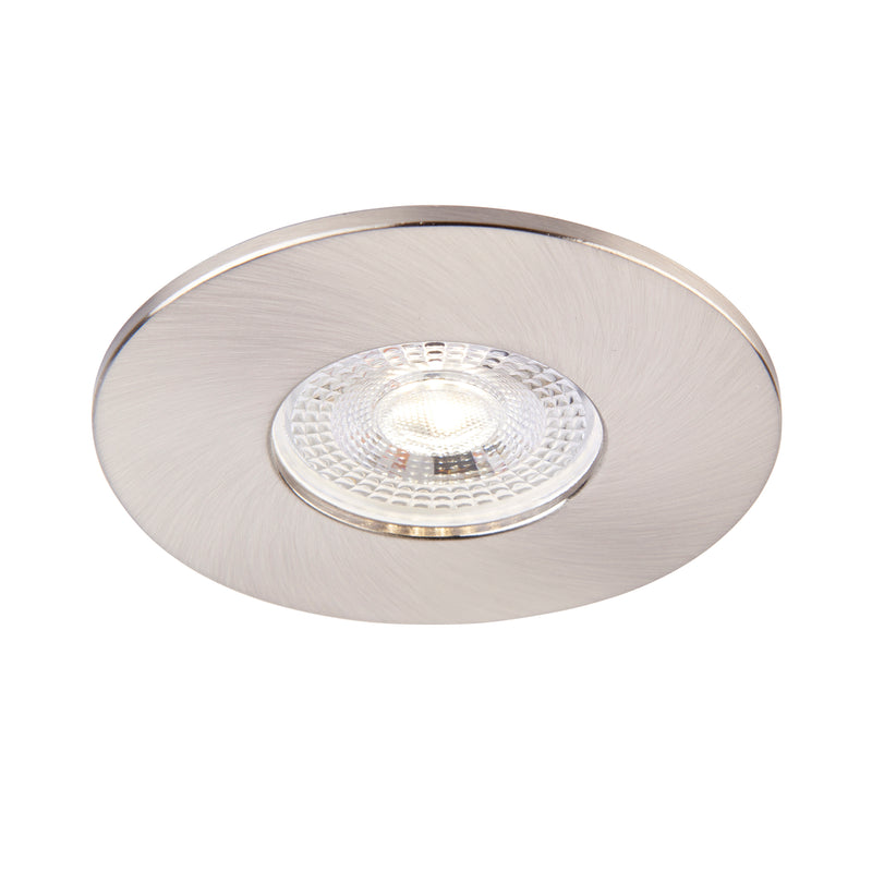 Saxby ShieldONE 75 Bezel fixed - Satin Nickel - 113292