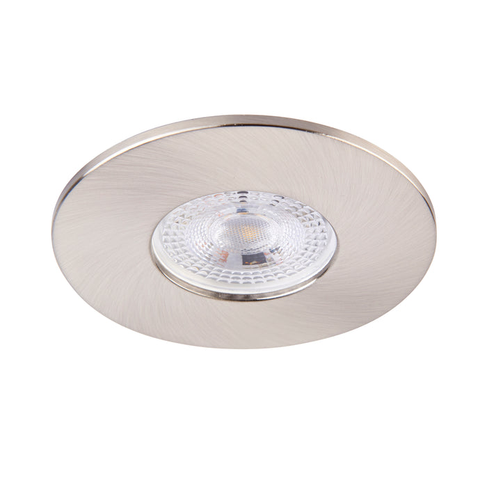 Saxby ShieldONE 75 Bezel fixed - Satin Nickel - 113292