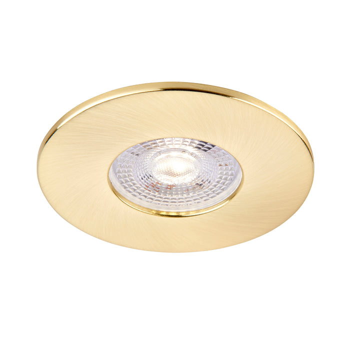 Saxby ShieldONE 75 Bezel fixed - Satin Brass - 113297