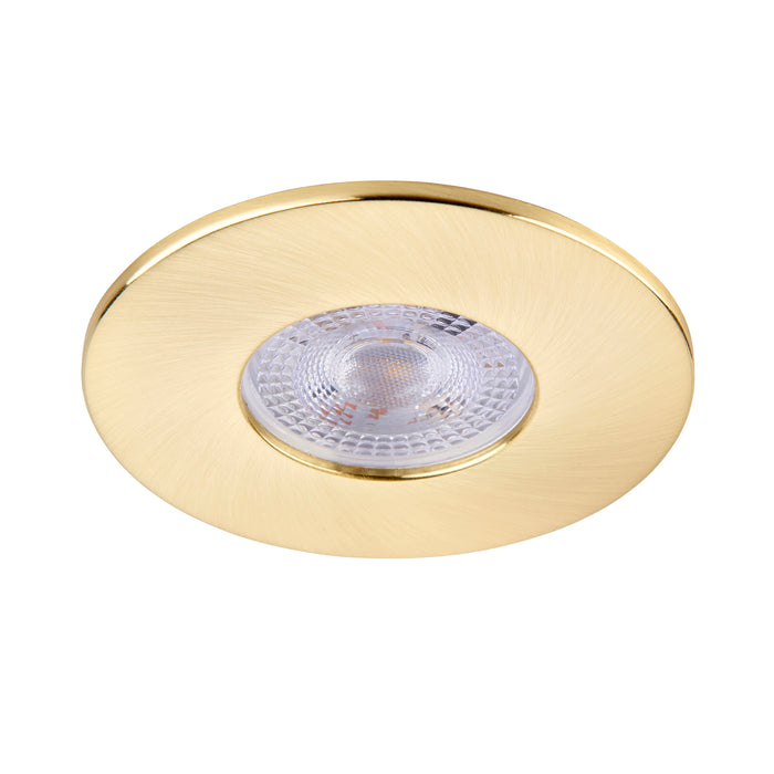 Saxby ShieldONE 75 Bezel fixed - Satin Brass - 113297