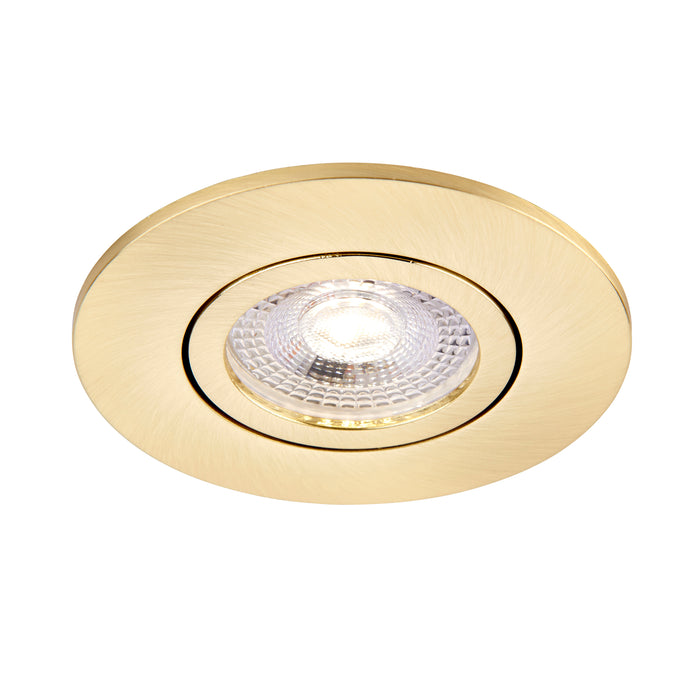 Saxby ShieldONE 75 Bezel tilt - Satin Brass - 113316