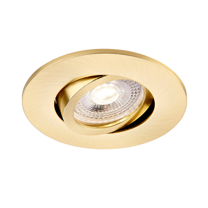 Saxby ShieldONE 75 Bezel tilt - Satin Brass - 113316