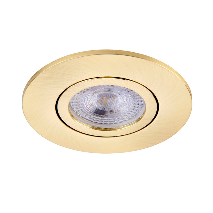 Saxby ShieldONE 75 Bezel tilt - Satin Brass - 113316