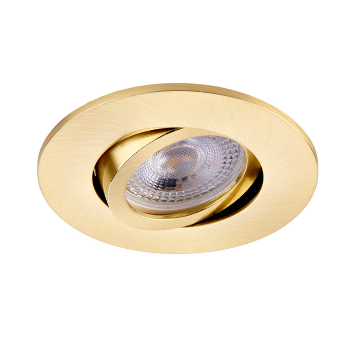 Saxby ShieldONE 75 Bezel tilt - Satin Brass - 113316