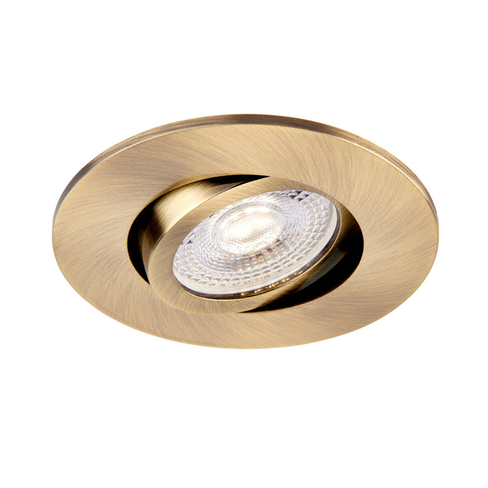 Saxby ShieldONE 75 Bezel tilt - Antique Brass -