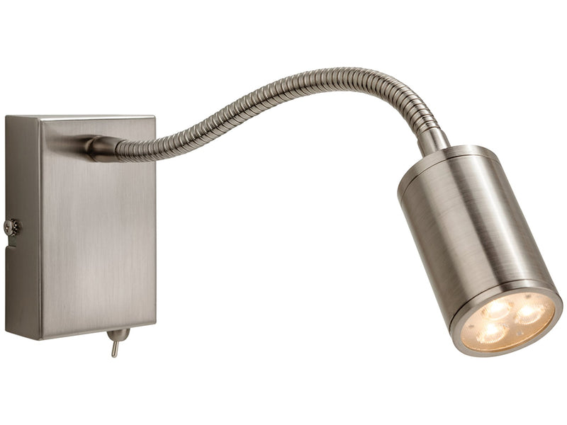 Firstlight Orion LED Flexi Wall Light (Switched) 3454BS