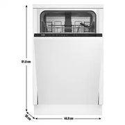 Beko DIS15020 Integrated Slimline Dishwasher - Bonus Superstore