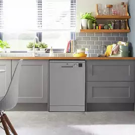 Beko DVN04X20S Standard Dishwasher - Silver - E Rated - Bonus Superstore