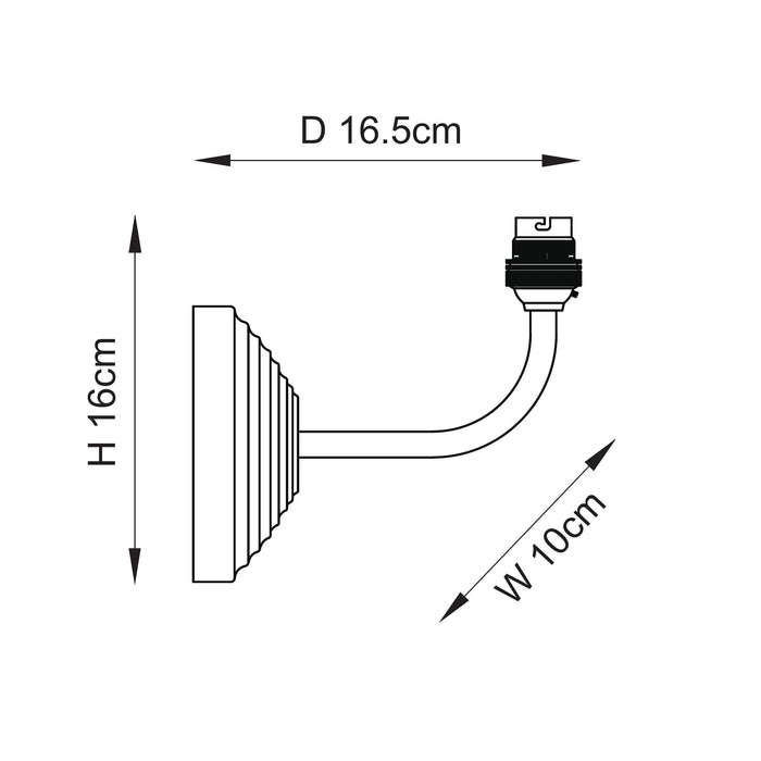 Obelisk Arc 1lt Wall - 115064
