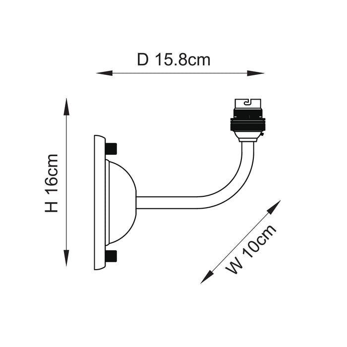Dome Arc 1lt Wall - 115068