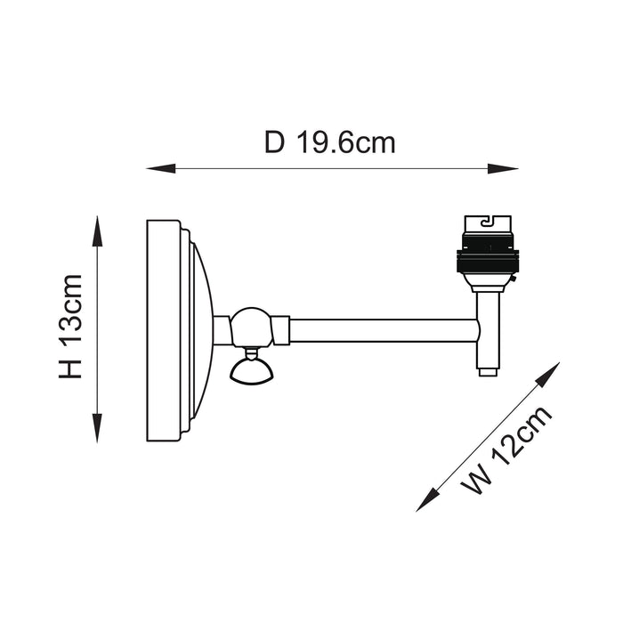 Wood Fold 1lt Wall - 115077