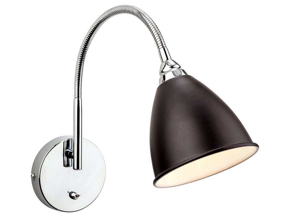 Firstlight Bari Wall Light (Switched) 3470BK