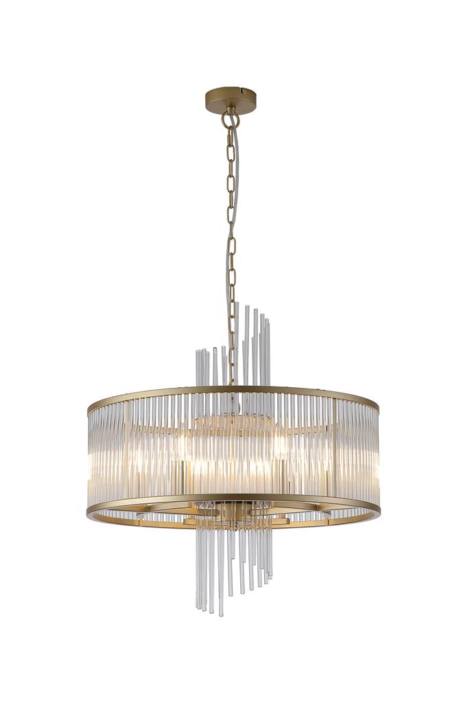 Searchlight 11600-6GO Lara 6Lt Pendant Gold