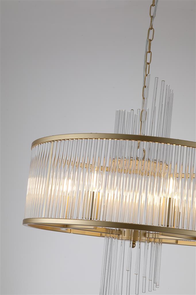 Searchlight 11600-6GO Lara 6Lt Pendant Gold