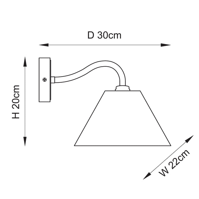 Endon 116910 Knole Wall