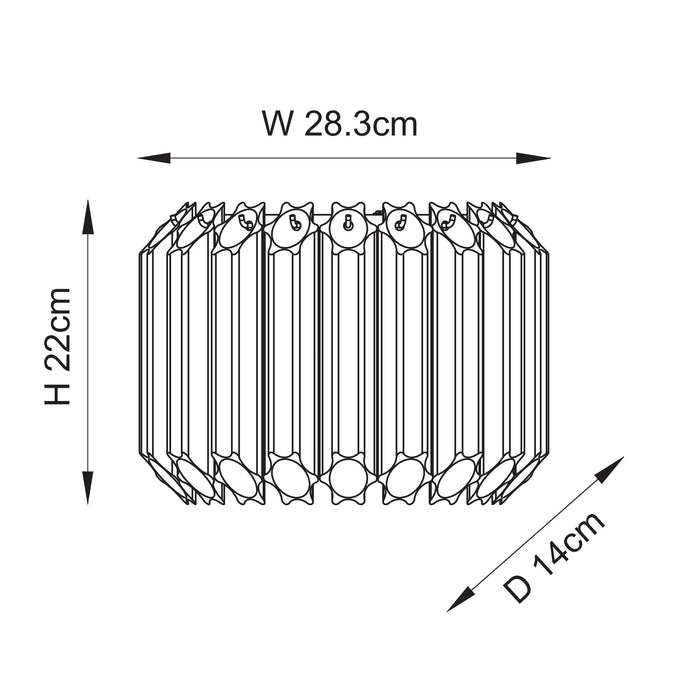 Endon 117516 Valentina Wall Light