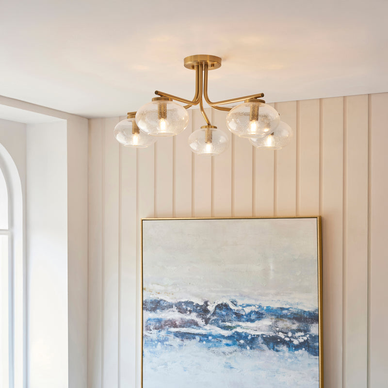 Endon 118508 Jacob 5lt Semi Flush